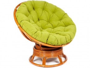 Кресло-качалка Papasan w 23/01 B с подушкой Cognac, флок Олива в Бакале - bakal.магазин96.com | фото