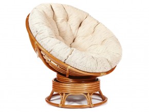 Кресло-качалка Papasan w 23/01 B с подушкой Cognac, ткань Старт в Бакале - bakal.магазин96.com | фото