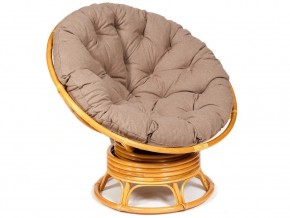 Кресло-качалка Papasan w 23/01 B с подушкой Honey, экошерсть Коричневый в Бакале - bakal.магазин96.com | фото