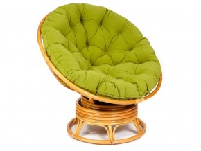 Кресло-качалка Papasan w 23/01 B с подушкой Honey, флок Олива в Бакале - bakal.магазин96.com | фото