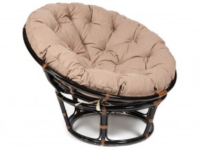 Кресло Papasan 23/01 W с подушкой Antique brown, экошерсть Коричневый в Бакале - bakal.магазин96.com | фото