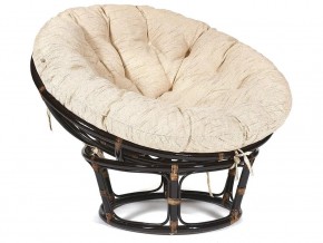 Кресло Papasan 23/01 W с подушкой Antique brown, ткань Старт в Бакале - bakal.магазин96.com | фото