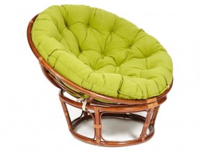 Кресло Papasan 23/01 W с подушкой Pecan, флок Олива в Бакале - bakal.магазин96.com | фото