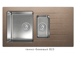 Мойка комбинированная Tolero twist TTS-890 Темно-бежевый 823 в Бакале - bakal.магазин96.com | фото