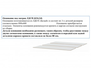 Основание из ЛДСП 0,9х2,0м в Бакале - bakal.магазин96.com | фото