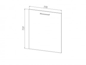 П 60 Комплект для посудомоечной машины 600 мм (цоколь + фасад) ЛДСП в Бакале - bakal.магазин96.com | фото