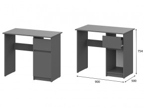 Стол письменный 900 Денвер Графит серый в Бакале - bakal.магазин96.com | фото